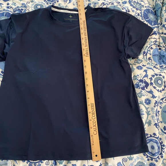 NWT Tuckernuck Sport Navy Short Sleeve Ryan Boyfriend Tee. Size S - Picture 8 of 13